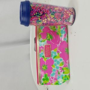 Lilly Pulitzer bag and cup combo